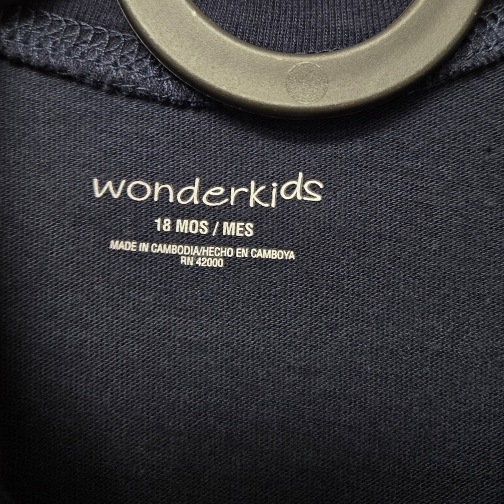 Wonderkids Tank Top Navy Blue 18M - Picture 3 of 5